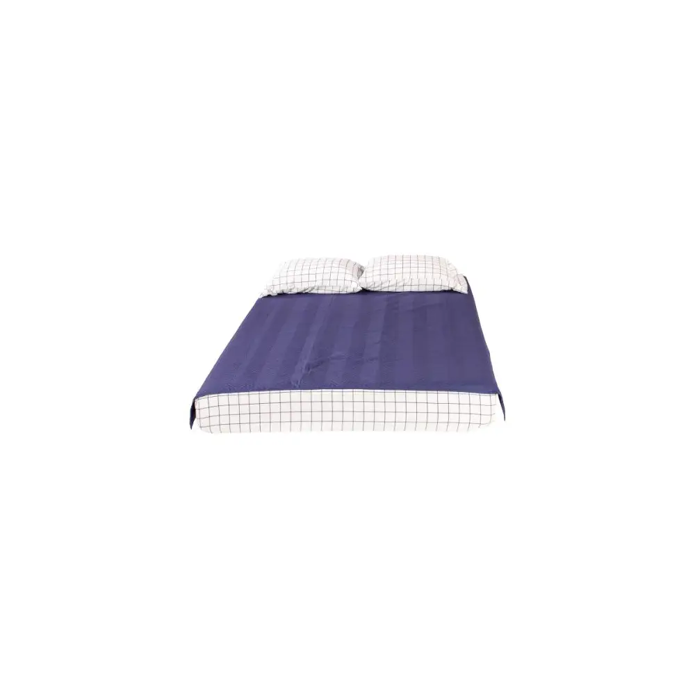 Thomas Payne® Easy Zzzs™ Bedding Set - King 76 x 80 Inch, Navy Checkered - LIP2022107827